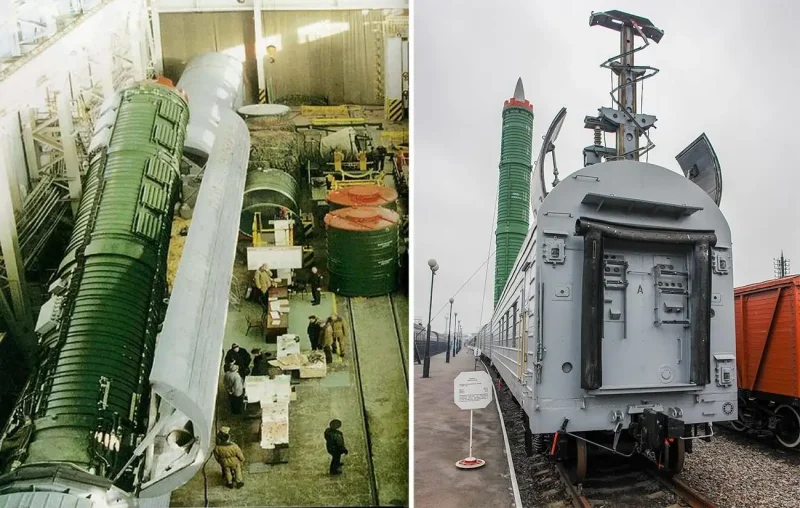 БЖРК - боевой Железнодорожный ракетный комплекс РТ-23уттх «молодец»