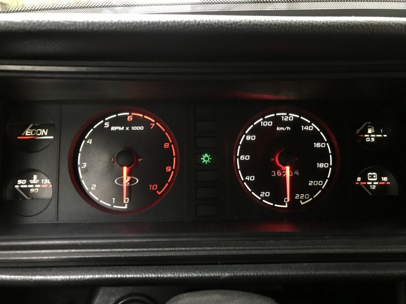 Lada 2107 приборная панель