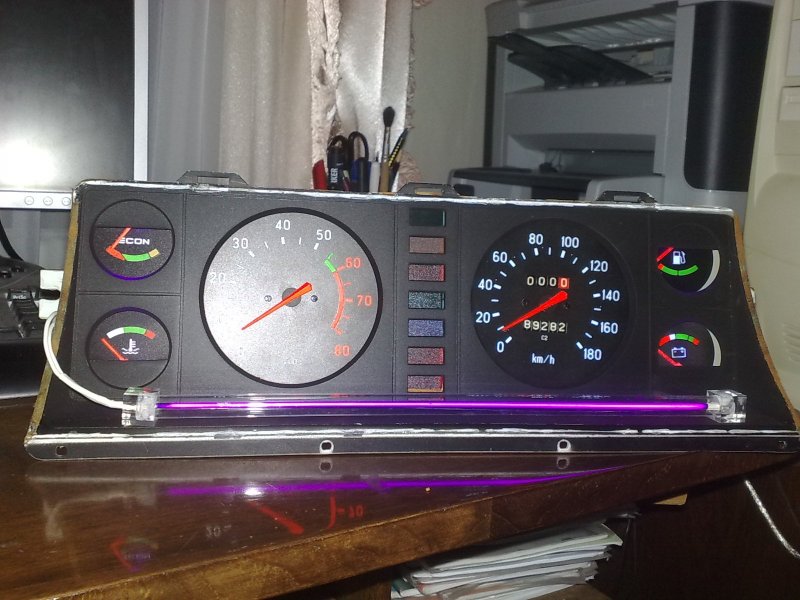 Lada 2107 приборная панель