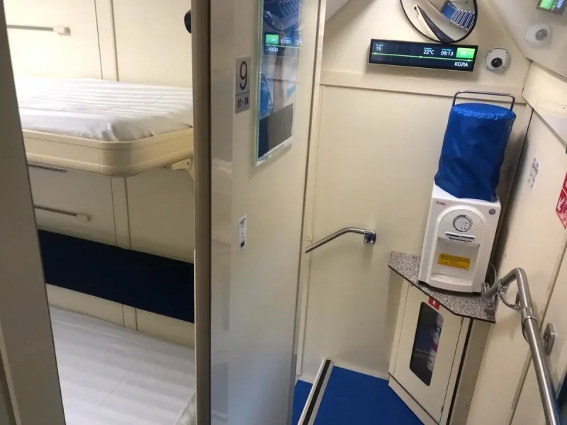 Двухэтажный поезд Мурманск Санкт-Петербург