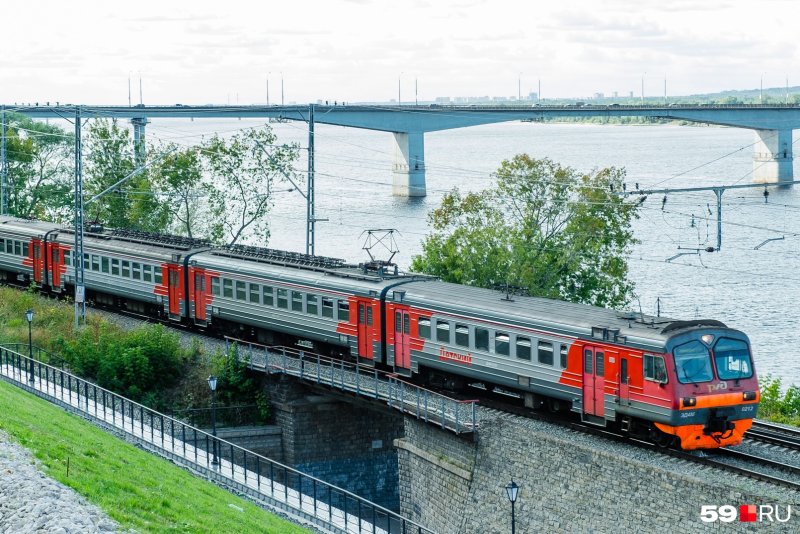 Городская электричка Пермь