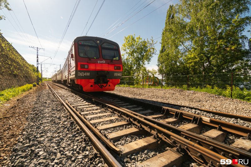 ЖД вокзал Пермь перрон