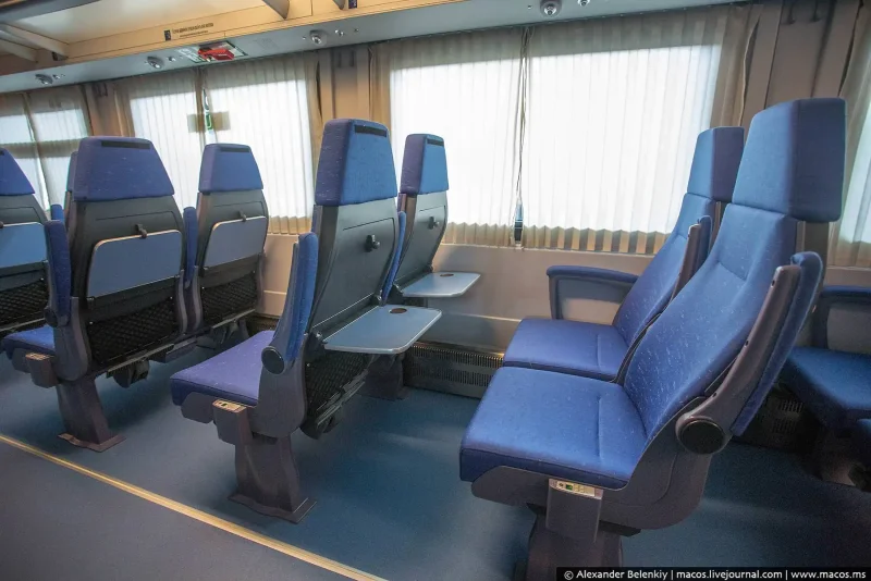 TGV Train интерьер
