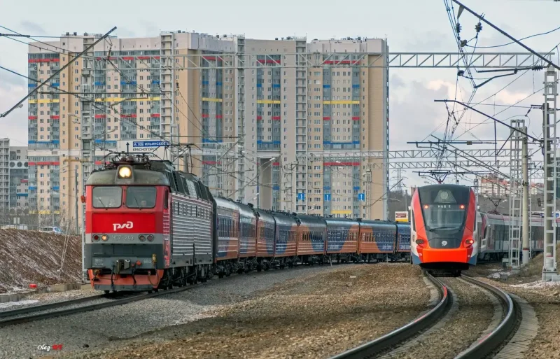 Железнодорожные пути Москва Рига
