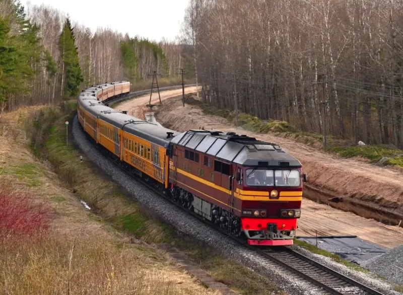 Электропоезд Рижский