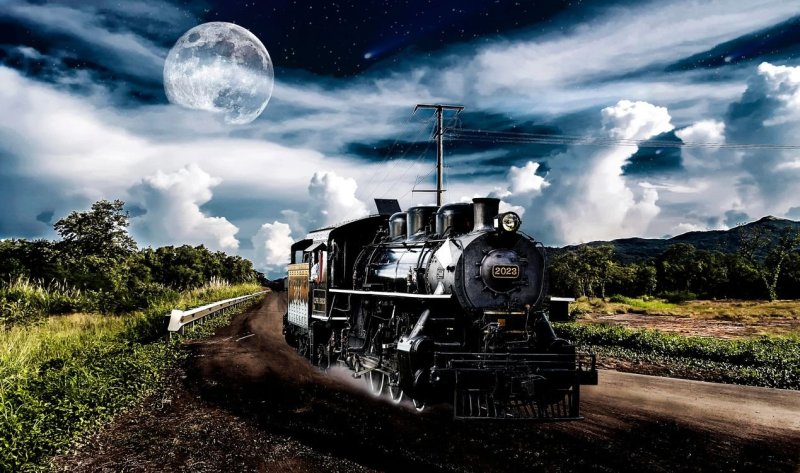 Паровоз зима