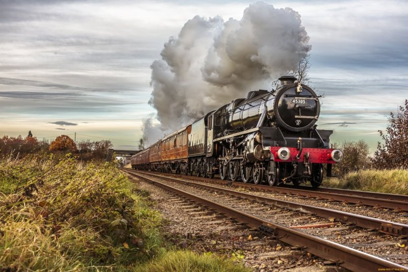 Локомотив паровоз тепловоз