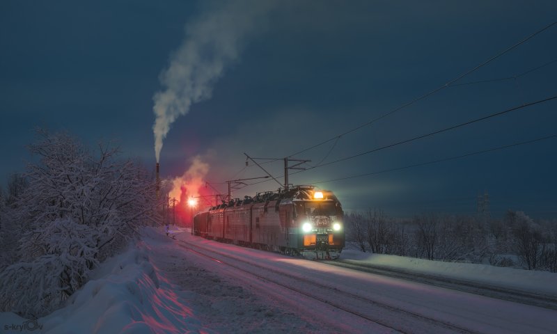 Поезд зимой