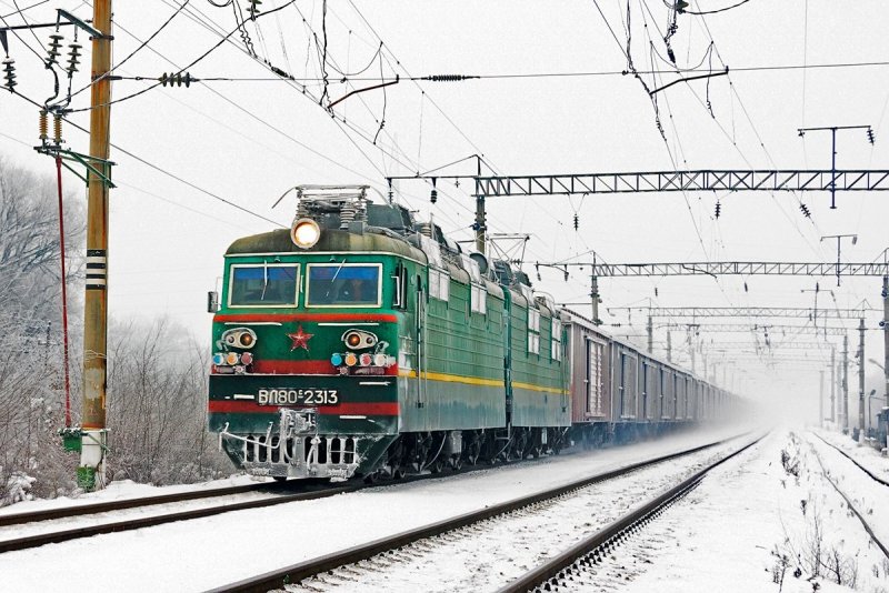 Поезд электровоз вл 80