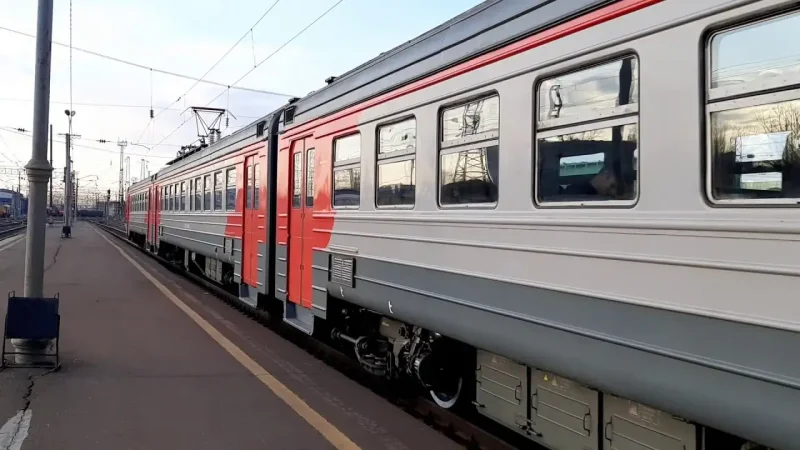 Электричка Ласточка зима Иркутск