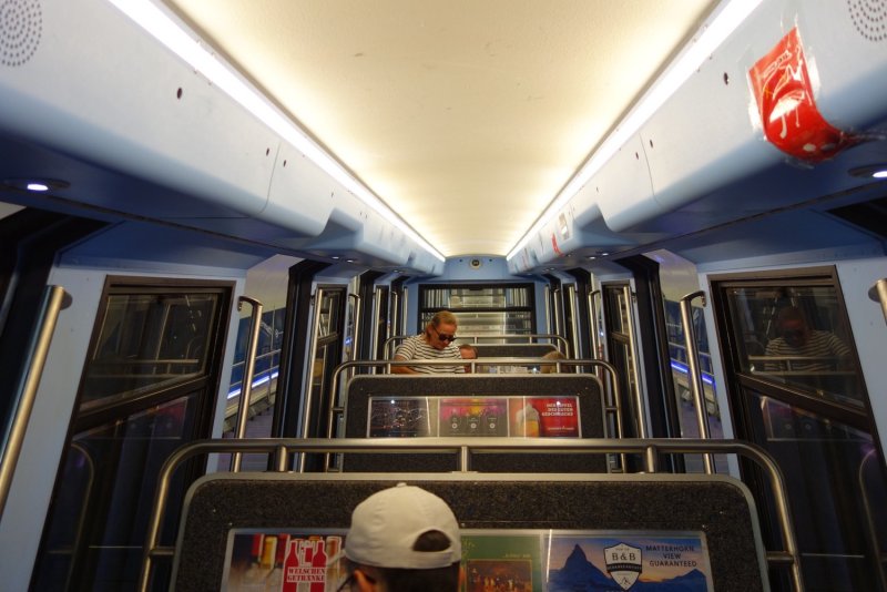 Фуникулер изнутри