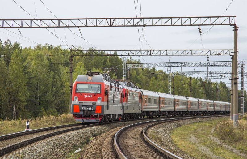 Электровоз эп1м 001