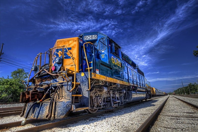 CSX Train железная дорога поезда