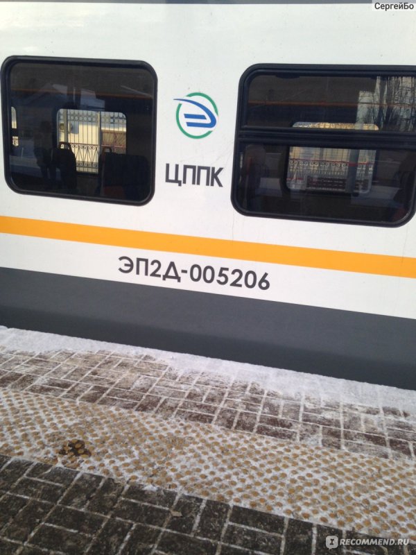 Электричка внутри вагона