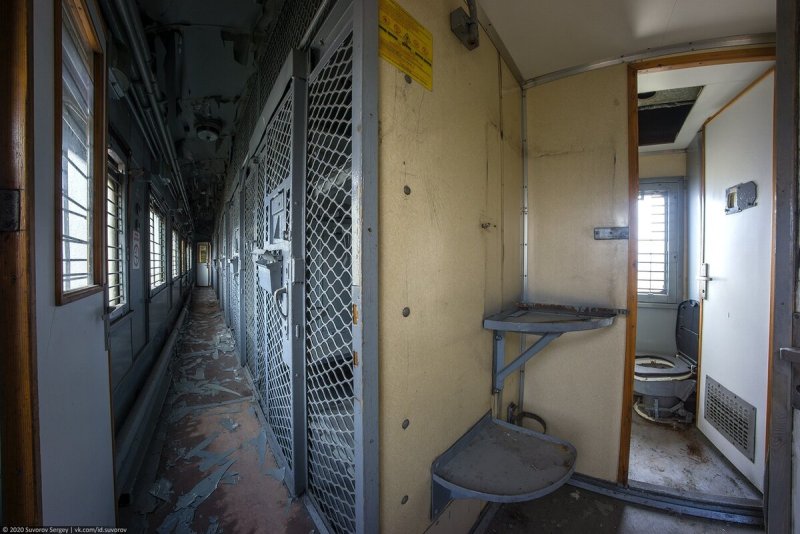 Вагон для перевозки спецконтингента 61-4500