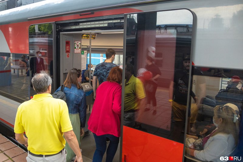 Электричка Ласточка Тольятти Самара