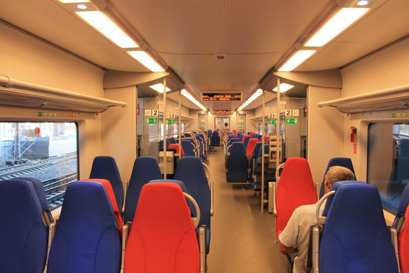 Сапсан внутри эконом