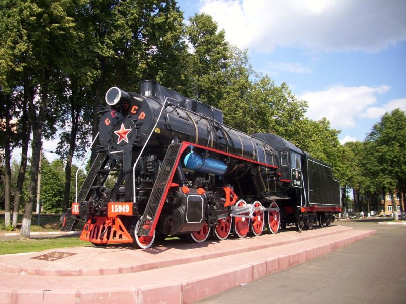 Ретро паровоз Ярославль Рыбинск