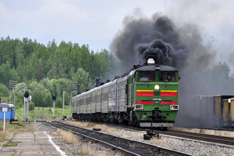 Фото тепловозы в Лабытнанги