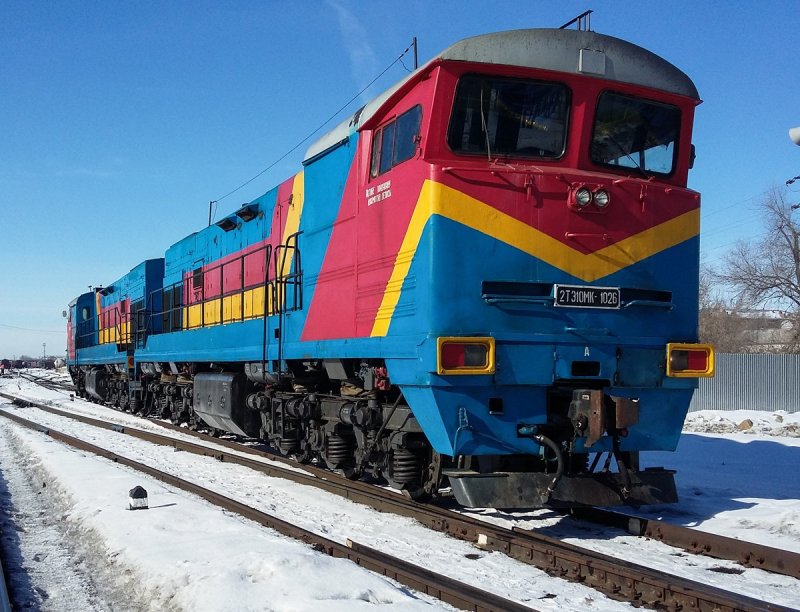 Тепловоз 2тэ10м Казахстан
