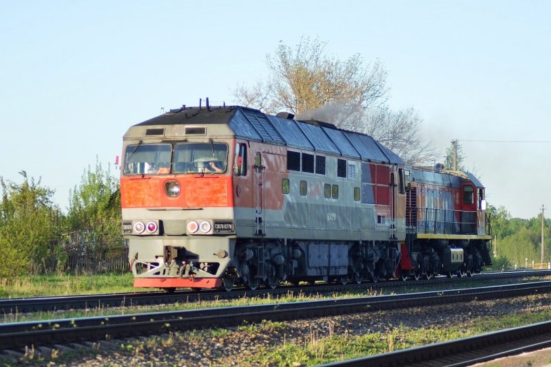 Тепловоз тэп70бс КЖД