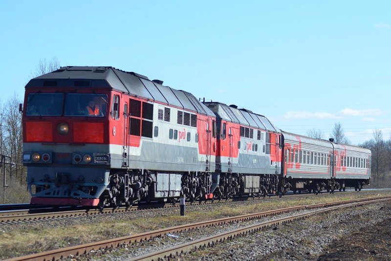 Тепловозы ТП 70 пассажирский для Крыма