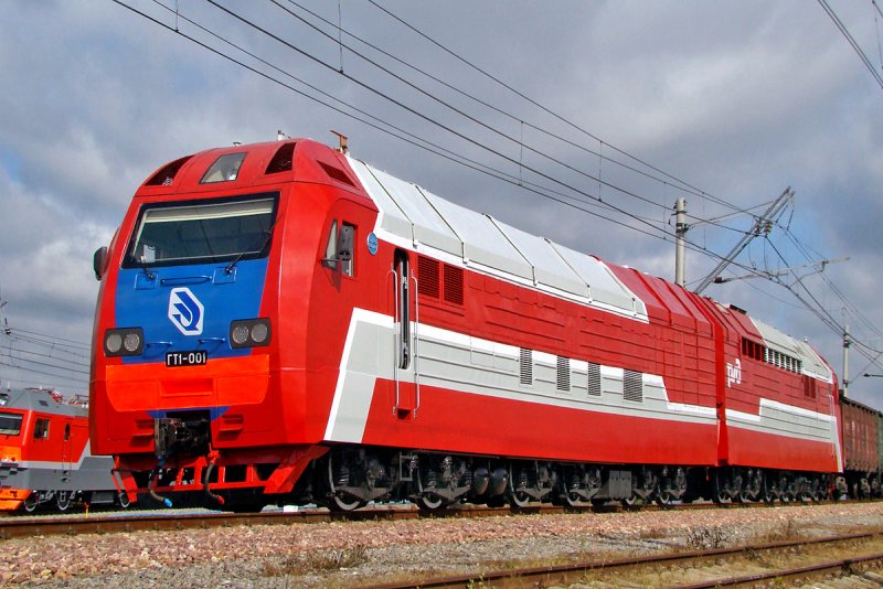 Газотурбовоз гт1h-001