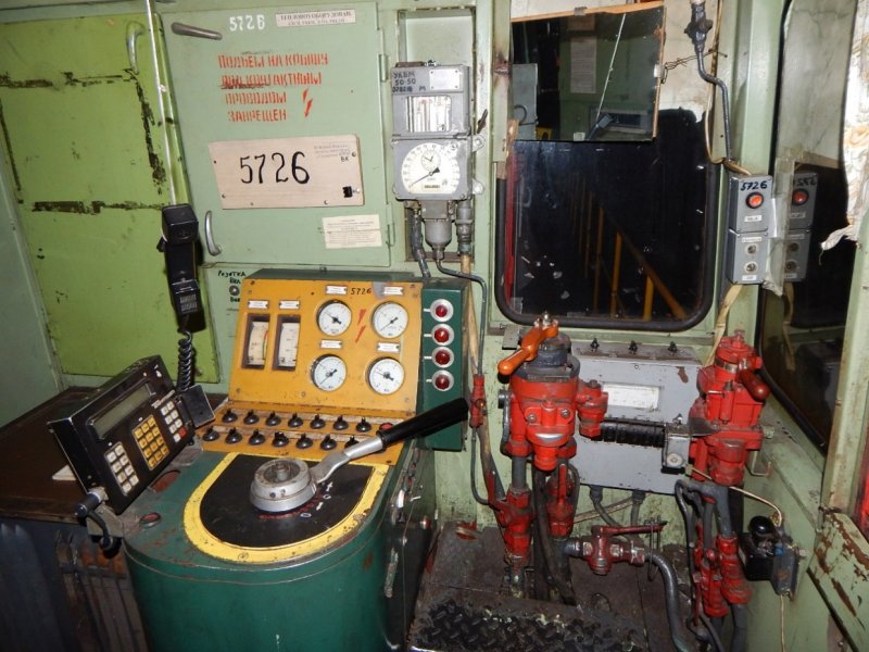 Пульт управления машиниста чмэ3