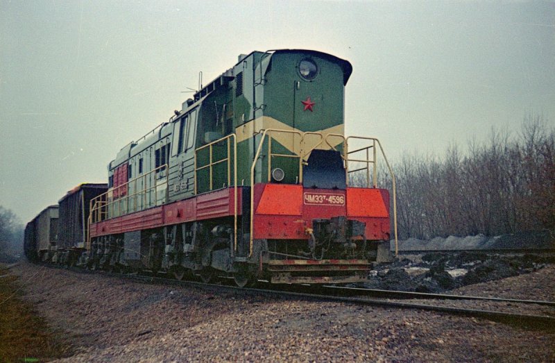 Тепловоз чмэ3т-4596