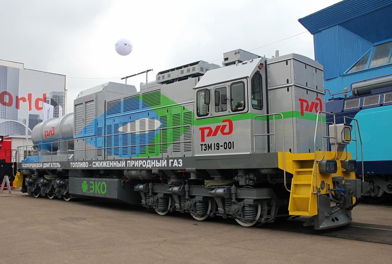 Газопоршневой тепловоз тэм19