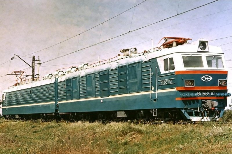 Самый мощный в мире электровоз вл86ф-001
