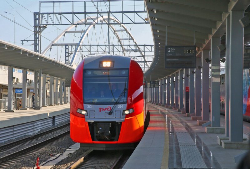 Поезд Ласточка Москва МЦК