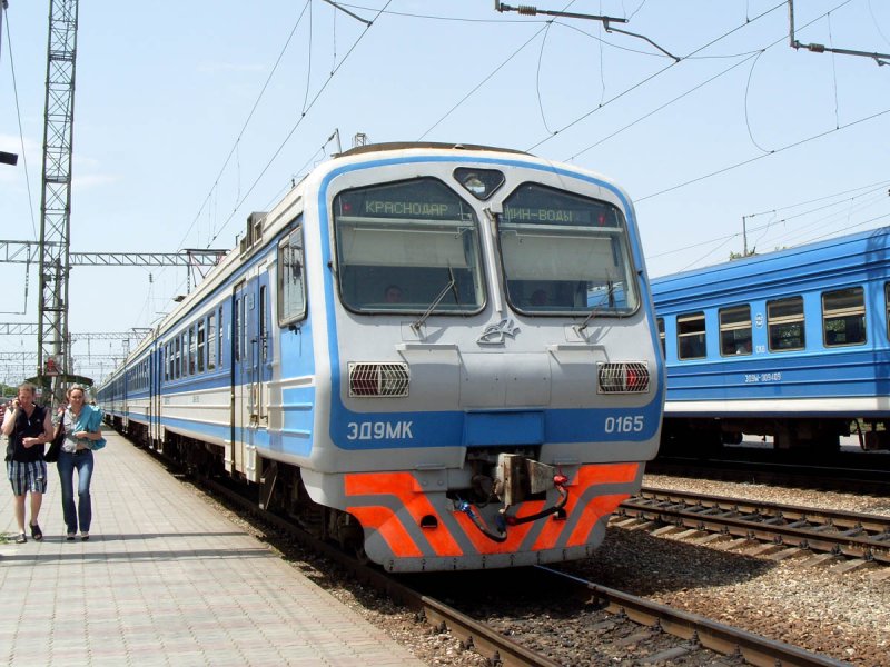 Электропоезд эд9м 0207