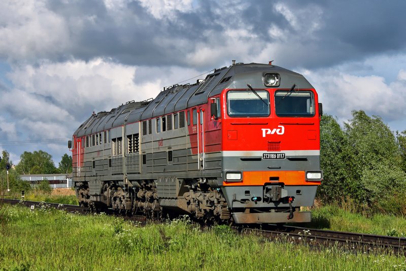 Локомотив тепловоз 2тэ116