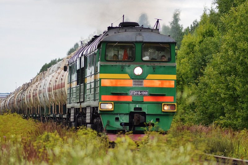 2т 116 зелёный Балтсервис тепловоз