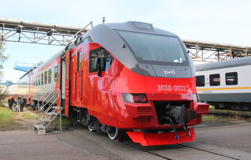 Хабаровск новый электропоезд эп3д