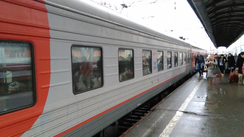 Поезд 087а Санкт-Петербург Смоленск