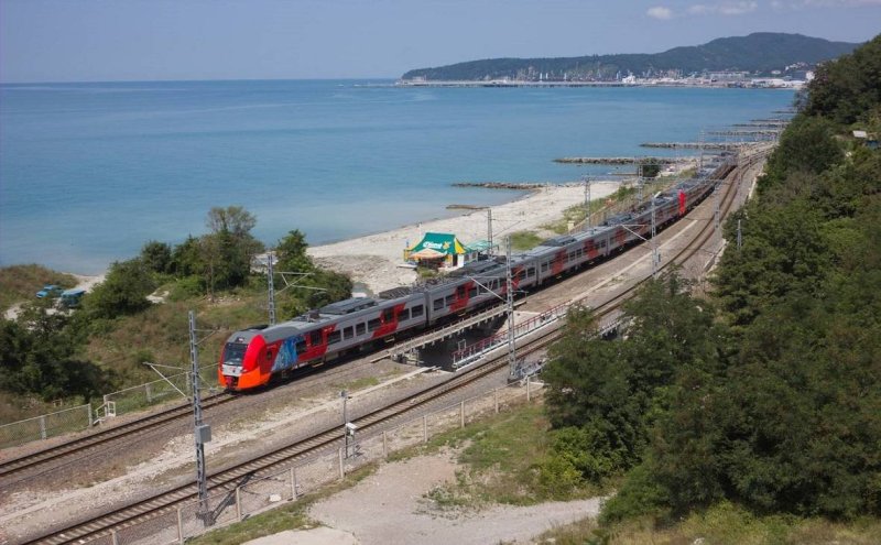 Железная дорога Адлер Сочи