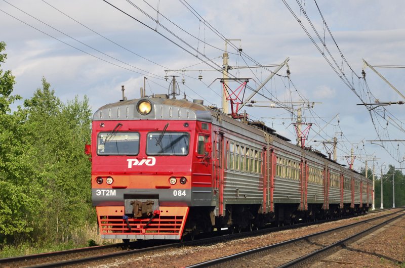 Поезд МЦД Москва-Сити