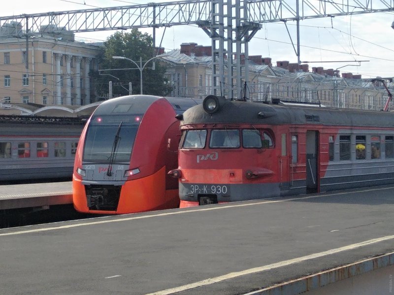 Электричка эр2к РЖД