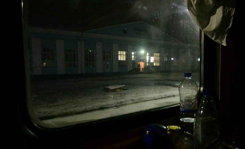 Окно поезда