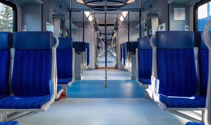 Иволга электропоезд МЦД внутри