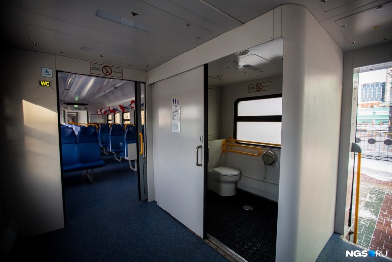 Новая электричка в Новосибирске