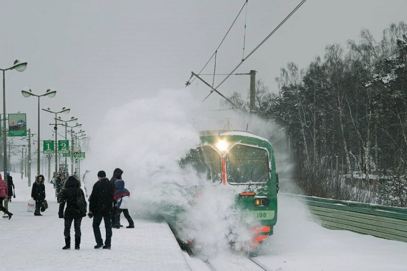 Окно электрички