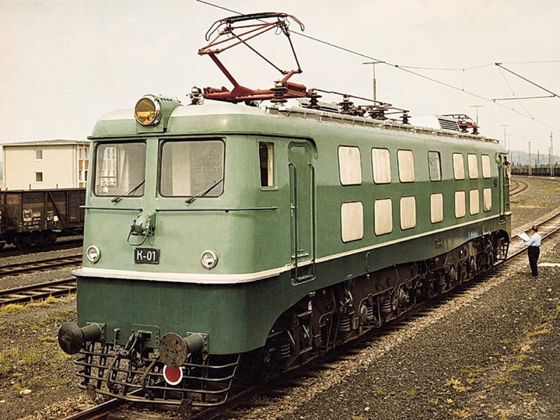 Электровоз к2 к1 1966 года Чехословакия