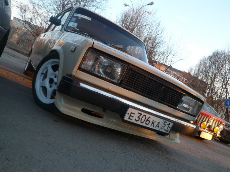 Задняя губа на ВАЗ 2107