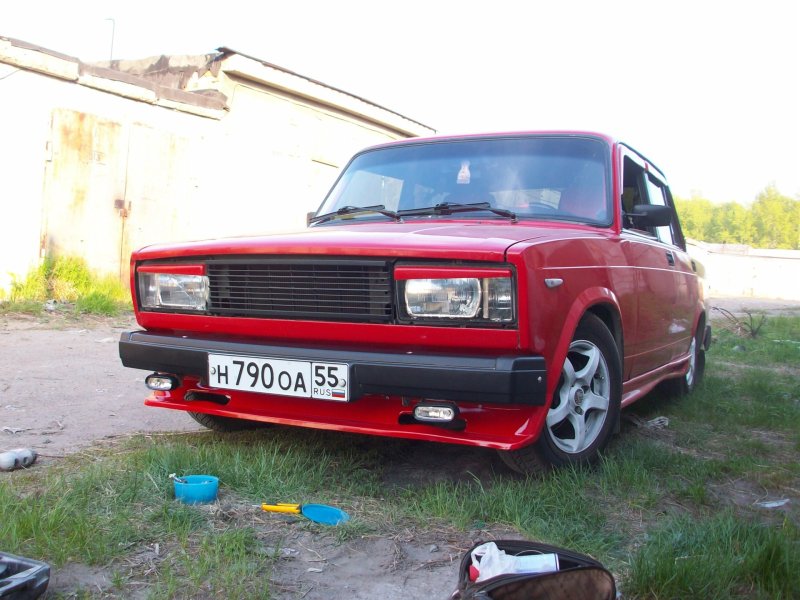 Юбка вихур на ВАЗ 2107