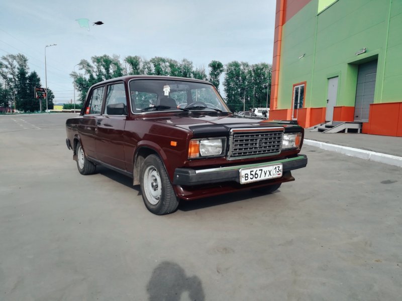 Передняя губа на ВАЗ 2107