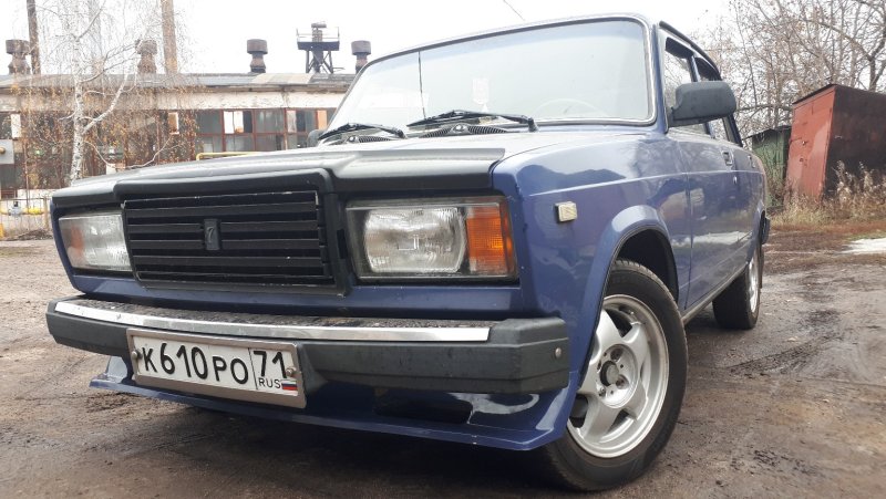 Губа на бампер ВАЗ 2107