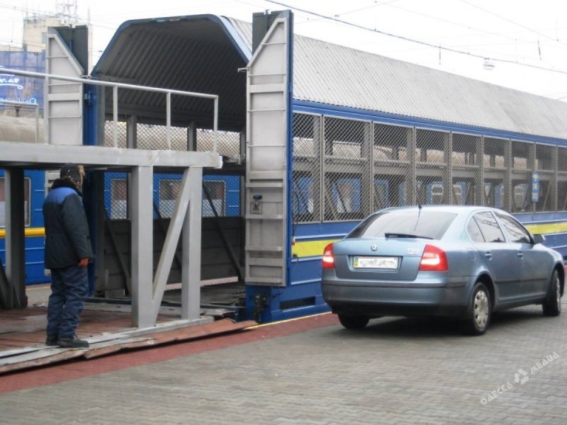 Платформа автомобилевоз РЖД